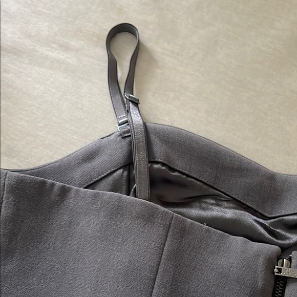 Vintage Kenzie Grey Strapless Sheath Dress - Picture 8 of 12